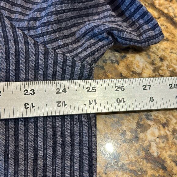 Hayden Women’s XXXL Blue Striped Jumpsuit Button Down and Tie Belt NWT - Picture 6 of 8